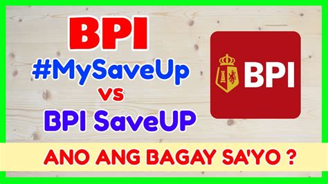 bpi mysaveup|bpi save up.